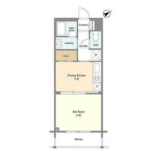 ラ・メゾン川崎参番館【5階】の間取り