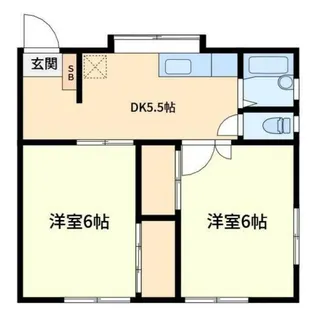 メゾン東中野【2階】の間取り