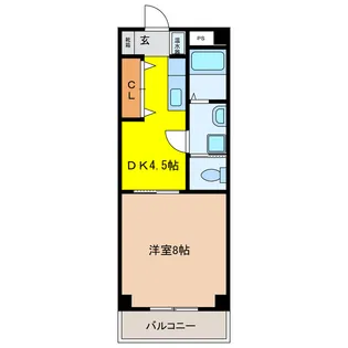 助六ビル【7階】の間取り