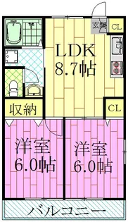 メゾン町田II【1階】の間取り