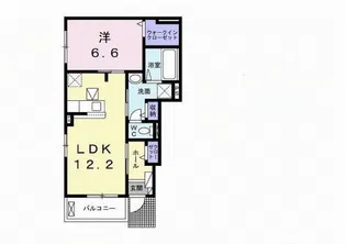 レーベンハイム【1階】の間取り