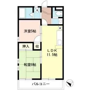 ファミリーウォーマーB【1階】の間取り