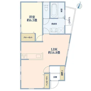 ペトリュスI 2階【2階】の間取り