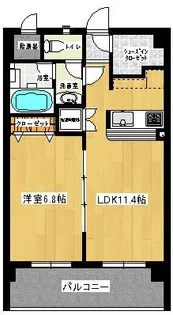 竹庭(チクテイ) YOYOGI-KOEN【5階】の間取り