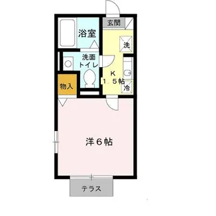 セジュールMORITA【1階】の間取り