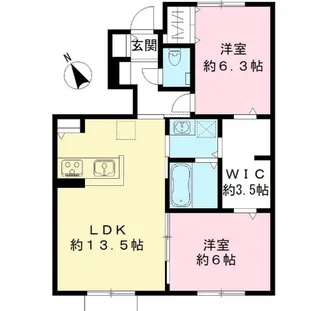 SUN KYOTO【1階】の間取り