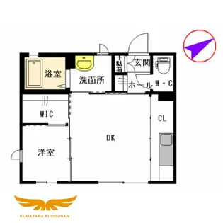 イベリス【1階】の間取り