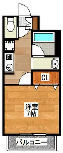 シャンブルベル【1階】の間取り