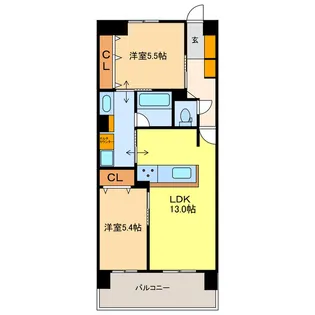 アルファステイツ東宿郷II【9階】の間取り