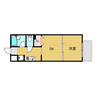 ハイフィールド【4階】の間取り