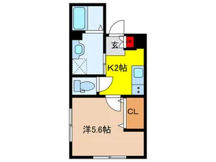 グリシーヌ【2階】の間取り