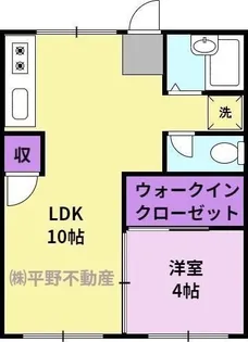 平野第二ビル【3階】の間取り