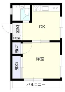 第一中野ハイツ【3階】の間取り