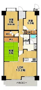 セルヴィオ2番館【4階】の間取り