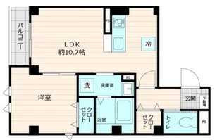 仮称)DECORA morishita【2階】の間取り