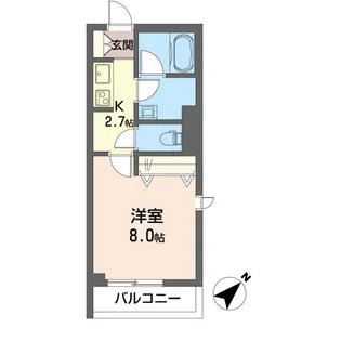 ビクトワール【2階】の間取り