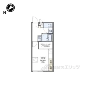 レオパレス健【1階】の間取り