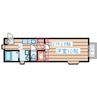 クレールエイワIII【2階】の間取り