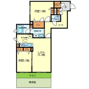 ShaMaison Monte Villa【1階】の間取り