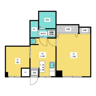高円寺サンハイツ【1階】の間取り