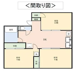 ハイツブライトン【1階】の間取り