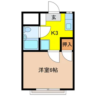 ハイツポニー【1階】の間取り
