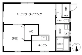 五香西アパート【1階】の間取り
