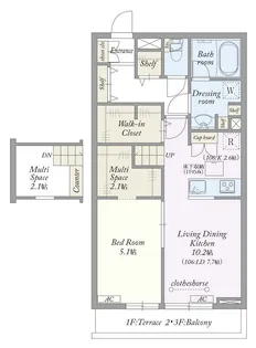 My Style vintage 南流山I【2階】の間取り