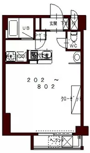 コリドールベイ【5階】の間取り