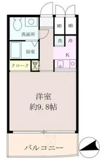 瑞穂平井マンション【7階】の間取り