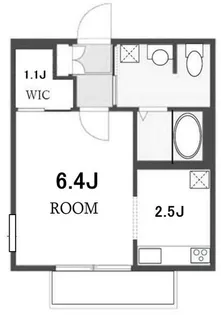 フラット柿生B棟【1階】の間取り