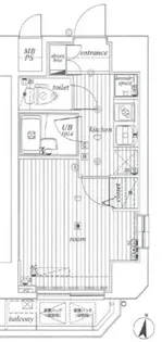 サンテミリオン池上駅前【7階】の間取り