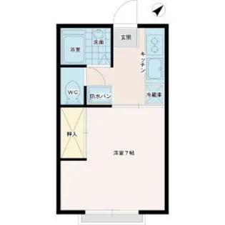 コーポクレイン【1階】の間取り