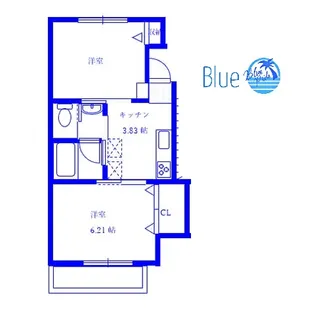 クールメゾン岩井【2階】の間取り