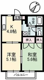 ピュアネス【2階】の間取り