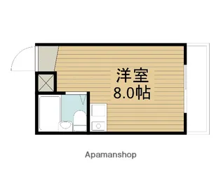 リバーハイツ【4階】の間取り