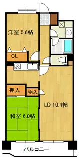 アーバングロー21【3階】の間取り
