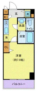 グランド・ガーラ横濱万世町【9階】の間取り