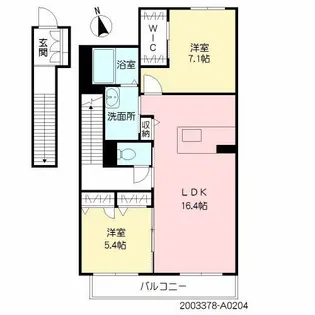 シャーメゾン・K【2階】の間取り