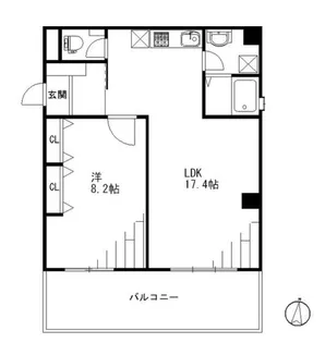 THE URBANE COURT【3階】の間取り