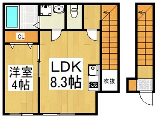 ファーストステージ【2階】の間取り