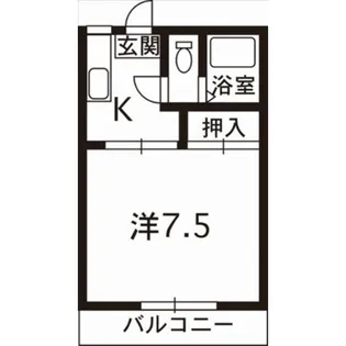 エクセルコート【2階】の間取り