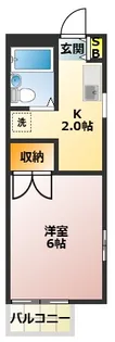 スティーラ富士見【1階】の間取り