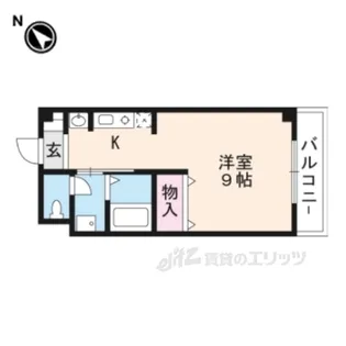 メルベーユ伊勢【1階】の間取り