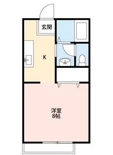 MNハイツ A棟【1階】の間取り
