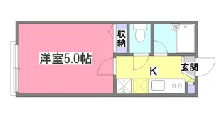 ヒルサイド清瀬【2階】の間取り