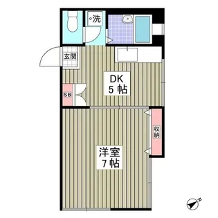 NKハイム元郷【1階】の間取り
