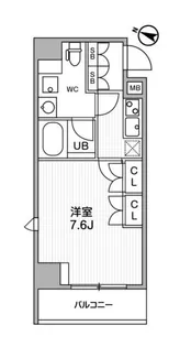 ARKMARK巣鴨【6階】の間取り