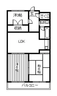 朝日プラザ郡山セントラルステージ【10階】の間取り