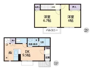 Foliar【2階】の間取り